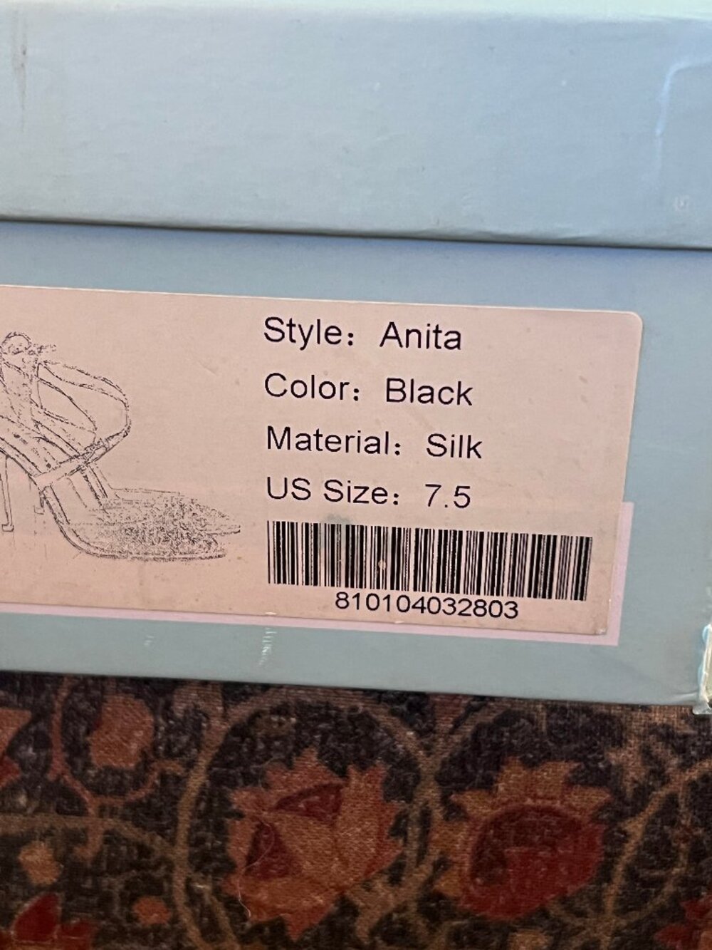 Bella Belle Anita Black Mint NEW in box and wrapping, silk carry bag included. - Picture 5 of 5